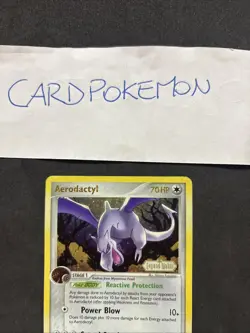 Pokemon Card Aerodactyl 1/92- Legend Maker -stamped-eng-holo-nm! - Image 2