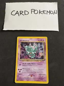 Pokemon Card Misdreavus 11/64 Neo Revelation - Swirl- Ita-holo-Good! - Image 1