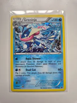 Greninja - XY162 - XY Black Star Promo - Cosmo Holo - NM - Pokemon TCG Card - Image 1