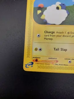 Pokemon Card Mareep 93/147 common Aquapolis LP - Image 5