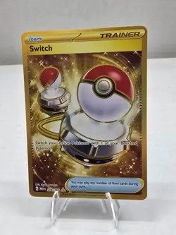 Pokemon Card TCG: Switch 206/165 - Scarlet & Violet 151 Secret Hyper Rare - NM - Image 1