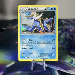 Samurott 31/114 - Cracked Ice Holo - Black & White - Pokemon Card - LP - Image 1