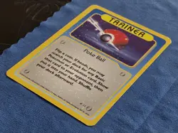 MP Poke ball Holo Funskool 2004 India Vintage Pokemon Card Pokeball - Image 3