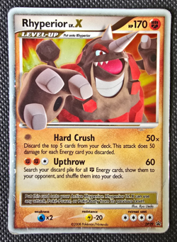 Pokemon Card - Rhyperior LV. X - Diamond & Pearl Promo - Holo - DP29 - MP-HP - Image 1