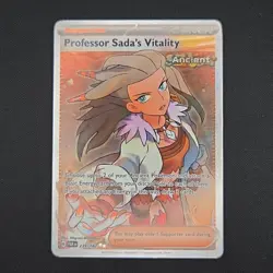 Pokemon TCG Card Professor Sada's Vitality 239/182 Paradox Rift Full Art - NM - Image 1
