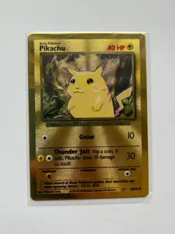 Pokemon Pikachu Promo Card Celebrations Set, Metal, 58/102, Near Mint - Image 1