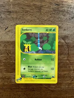 Pokemon Card Sunkern 106/144 common 2003 Skyridge NM - Image 1