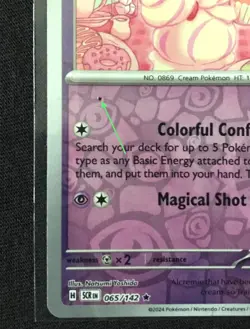Alcremie 065/142 Reverse Holo Stellar Crown Pokemon Card Near Mint - Image 4