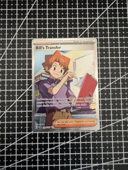Pokemon TCG | Bill's Transfer Full Art Holo Card 194/165 Scarlet & Violet 151 - Image 1