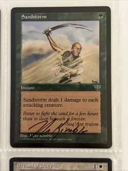 MTG-H1 Mixed Lot Of 9 Signed Magic The Gathering Cards (MTG) - Image 5