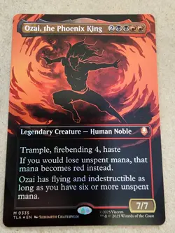Ozai, the Phoenix King - #335 Foil (Borderless) Avatar: The Last Airbender - Mtg - Image 1