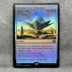foil Monument to Endurance - Aetherdrift (DFT) #237 Foil NM pack fresh - Image 1