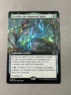 Ozolith, the Shattered Spire NM Extended Art March of the Machine 372 MTG - Image 1