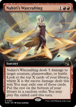 Nahiri's Warcrafting (Extended Art) [March of the Machine] Near Mint - Image 1