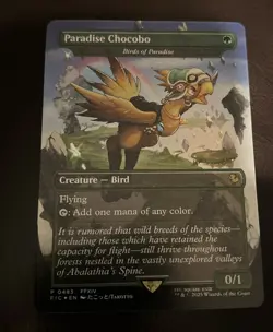 Paradise Chocobo - Birds of Paradise (Borderless) Commander: Final Fantasy Foil - Image 1