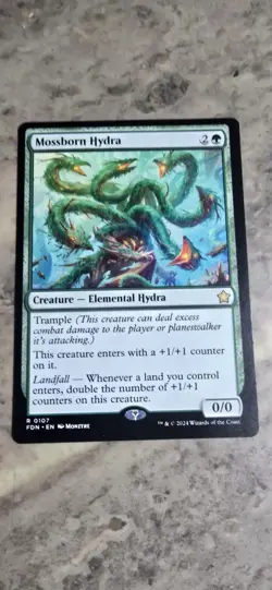 Mossborn Hydra Foundations Regular Creature Rare MTG NM - Image 1