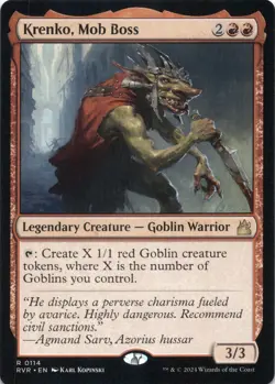 Krenko, Mob Boss Ravnica Remastered - Magic MTG NM - Image 1