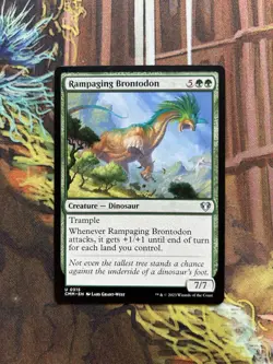 Rampaging Brontodon [Commander Masters] Near Mint MTG - Image 1