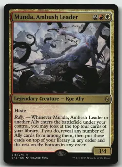 Munda, Ambush Leader R Battle for Zendikar 215 LP - Image 1