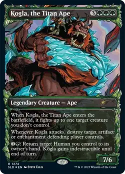 MTG English Kogla, the Titan Ape (Halo Foil) NM Foil Secret Lair - Image 1