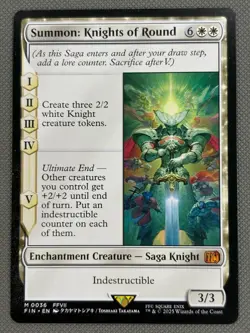 Summon: Knights of Round Final Fantasy MTG NM - Image 2