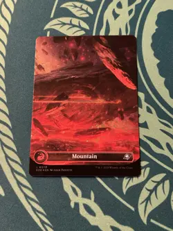 Full Art Galaxy Foil Mountain 0370 Edge Of Eternities EOE MTG Magic Pack Fresh - Image 1