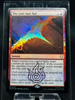 The Last Agni Kai TLA 0144 144 MTG Avatar The Last Airbender Magic Firebending - Image 1