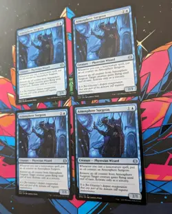 MTG 4 x Phyrexia: All will be One Uncommon ATMOSPHERE SURGEON NM - Image 1