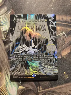 MTG ~ Reanimate ~ Borderless Art Mythic FOIL 0020, Spider-Man Marvel, Magic : NM - Image 1