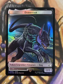 Angelo Darkstar (0019) Double-Sided Token MTG Final Fantasy Foil - NM 🐕 - Image 2