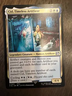 Cid, Timeless Artificer : MTG / Final Fantasy #0411 / NM - Image 1