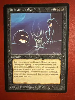All Hallow’s Eve Legends 1994 Unplayed Ex To Near Mint Mtg Magic The Gathering - Image 1