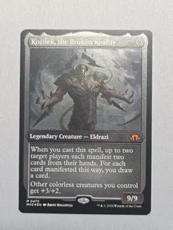 Kozilek, The Broken Reality - (FOIL ETCHED) - Modern Horizons 3 - LP MTG - Image 1