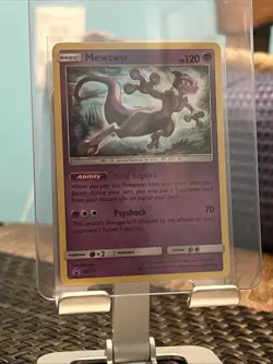 Pokemon TCG Mewtwo SM214 Black Star Promo Holo Card Sun & Moon NM+ - Image 1