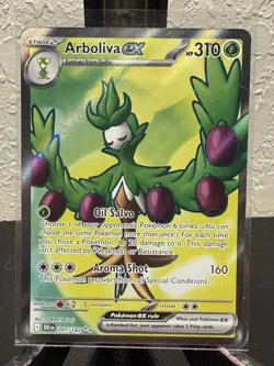 Pokemon TCG Arboliva EX 207/182 Full Art Holo Card, 2025 Destined Rivals Series - Image 1
