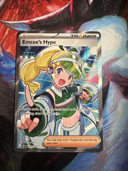 Emcee's Hype - 220/182 Ultra Rare SV10: Destined Rivals Pokemon TCG NM - Image 1