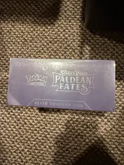 Pokemon TCG Scarlet & Violet Paldean Fates ETB Elite Trainer Box NEW Sealed - Image 2