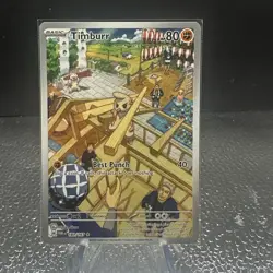 Timburr 183/167 Sv06: Twilight Masquerade Holo Pokemon Card Fighting Type - Image 1