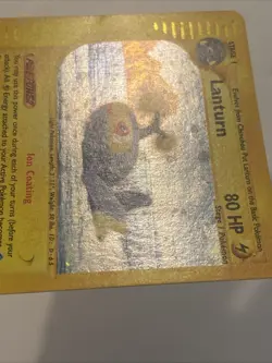 Pokemon TCG WOTC Card Lanturn Aquapolis Set Holo Foil #H15/H32 LP - Image 2