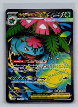 Pokemon TCG Mega Venusaur EX 155/132 Full Art Ultra Rare Evolution - Image 1