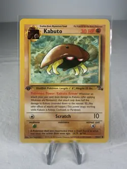 Pokemon TCG 1st Edition Fossil Kabuto 50/62 WOTC - Image 1