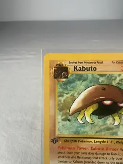Pokemon TCG 1st Edition Fossil Kabuto 50/62 WOTC - Image 3