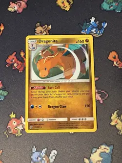 Pokemon Cards Dragonite 119/181 Cosmos Holo Promo Team Up - (LP) #3 - Image 1