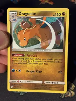 Pokemon Cards Dragonite 119/181 Cosmos Holo Promo Team Up - (LP) #3 - Image 2