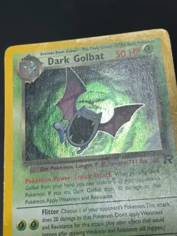 Dark Golbat 7/82 Unlimited Holo Rare WotC Promo Pokemon Team Rocket - Image 2