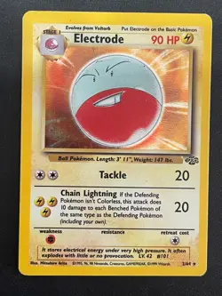 Electrode 2/64 Holo Rare Unlimited Card WotC Pokemon Jungle - Image 1