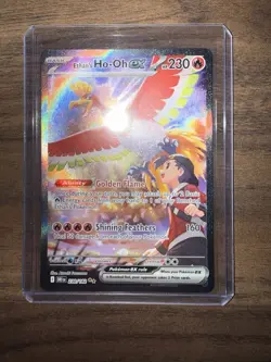 Pokemon TCG Ethan's Ho-Oh EX Sir 230/182 Destined Rivals Mint/Nm Condition - Image 2