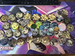Official Pokemon TCG Coins, Lot Of 44 W/ Dupilcates - Image 1