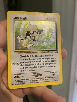 Smeargle 11/75 - Neo Discovery Holo Pokemon Card Vintage WOTC HP - Image 3