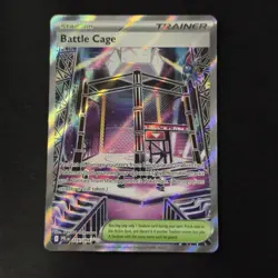 Battle Cage 116/094 Ultra Rare Phantasmal Flames Pokemon TCG Full Art Trainer - Image 1